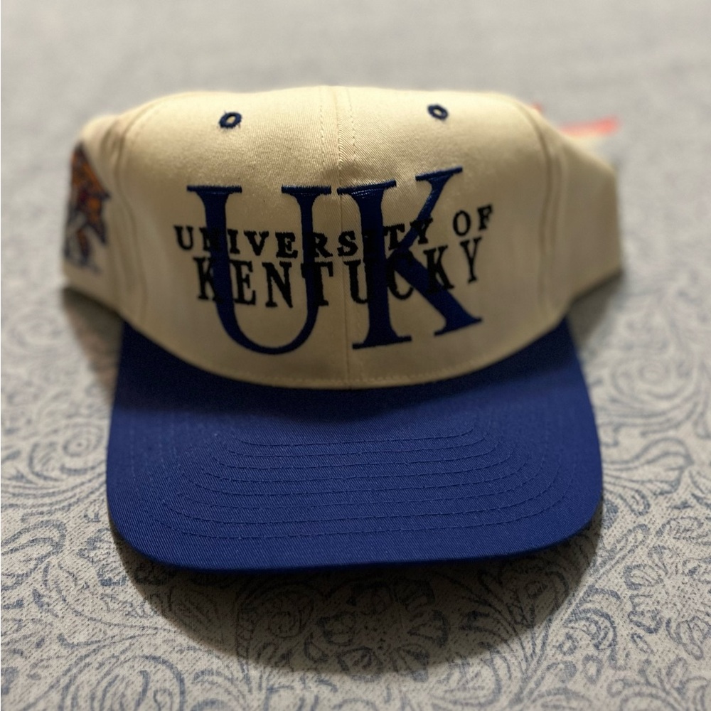 University of Kentucky Blue and Cream Cap